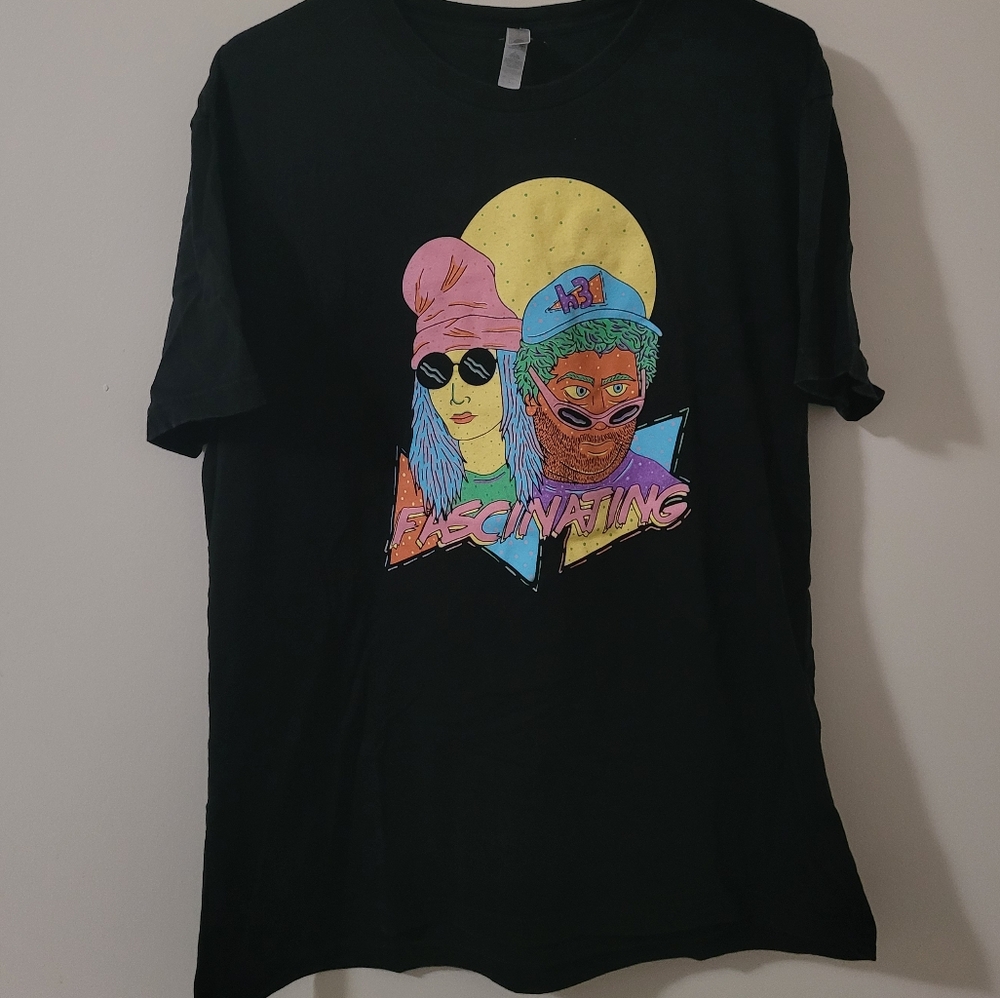 Next Level Apparel Black Short Sleeve Tee Vibrant Design